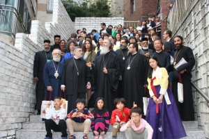 Orthodox delegates gathered during the WCC 10th Assembly (Busan, 2013)